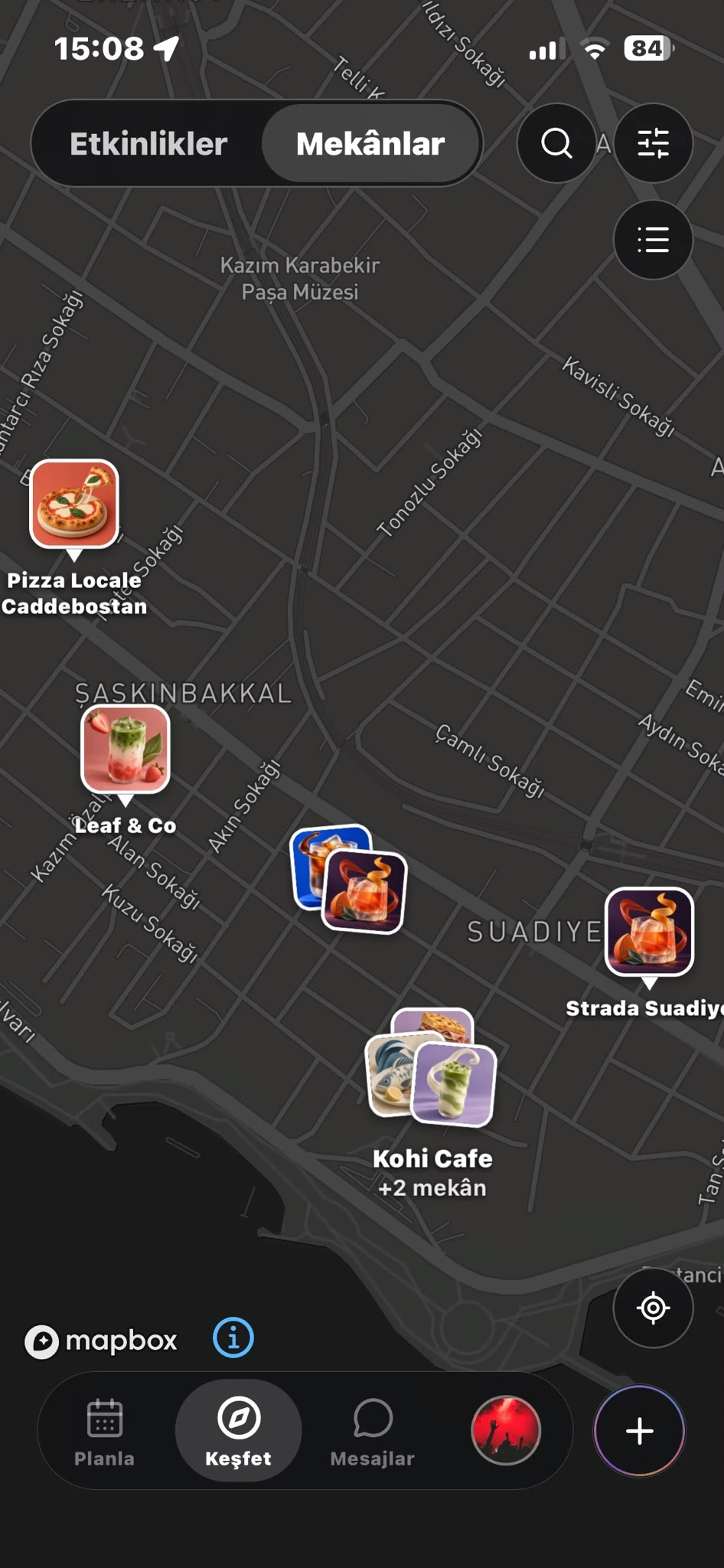 See them on the map